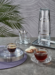 Çay Fincan Takımı 12 Parça Dalia Platin - Thumbnail