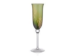 Flut Şampanya Kadehi 4 Parça Dilay Yeşil - Thumbnail